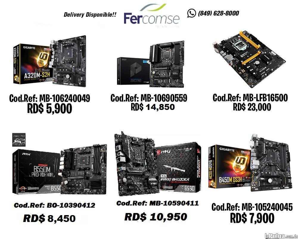 Motherboard 1151 y AM4 de varias marcas y modelos La Pulga Virtual