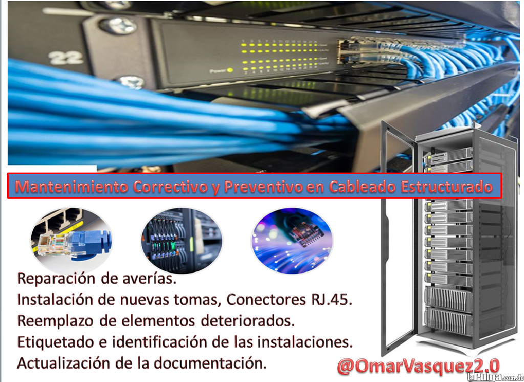 Mantenimiento Redes y Cableado estructurado Conectores Foto 7061816-1.jpg