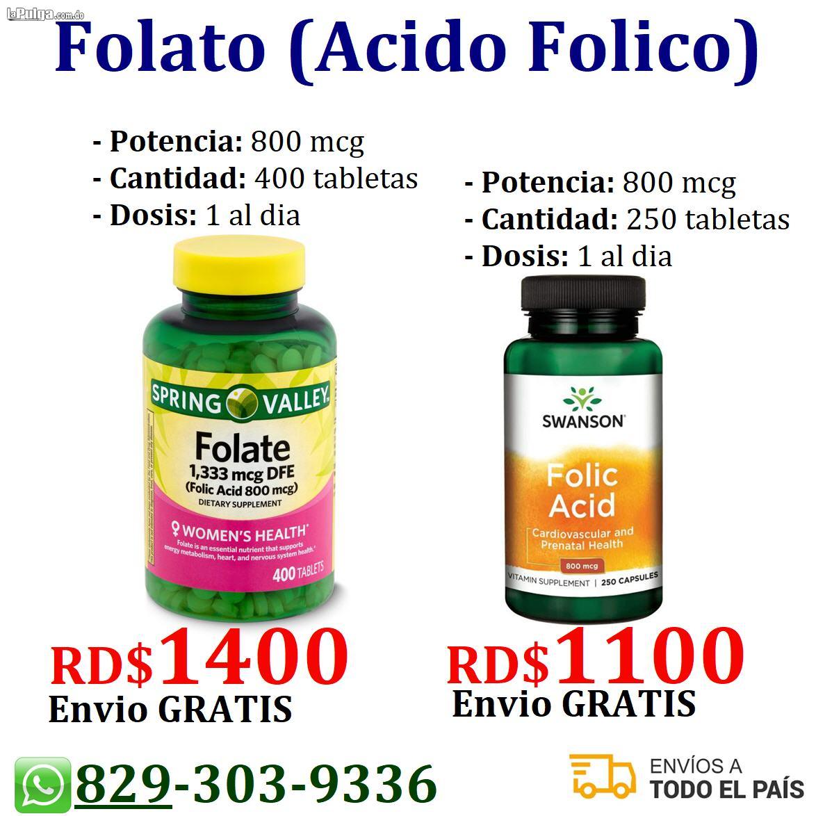 Folato o ácido fólico especial para embarazadas suplementos vitamina Foto 7065477-1.jpg