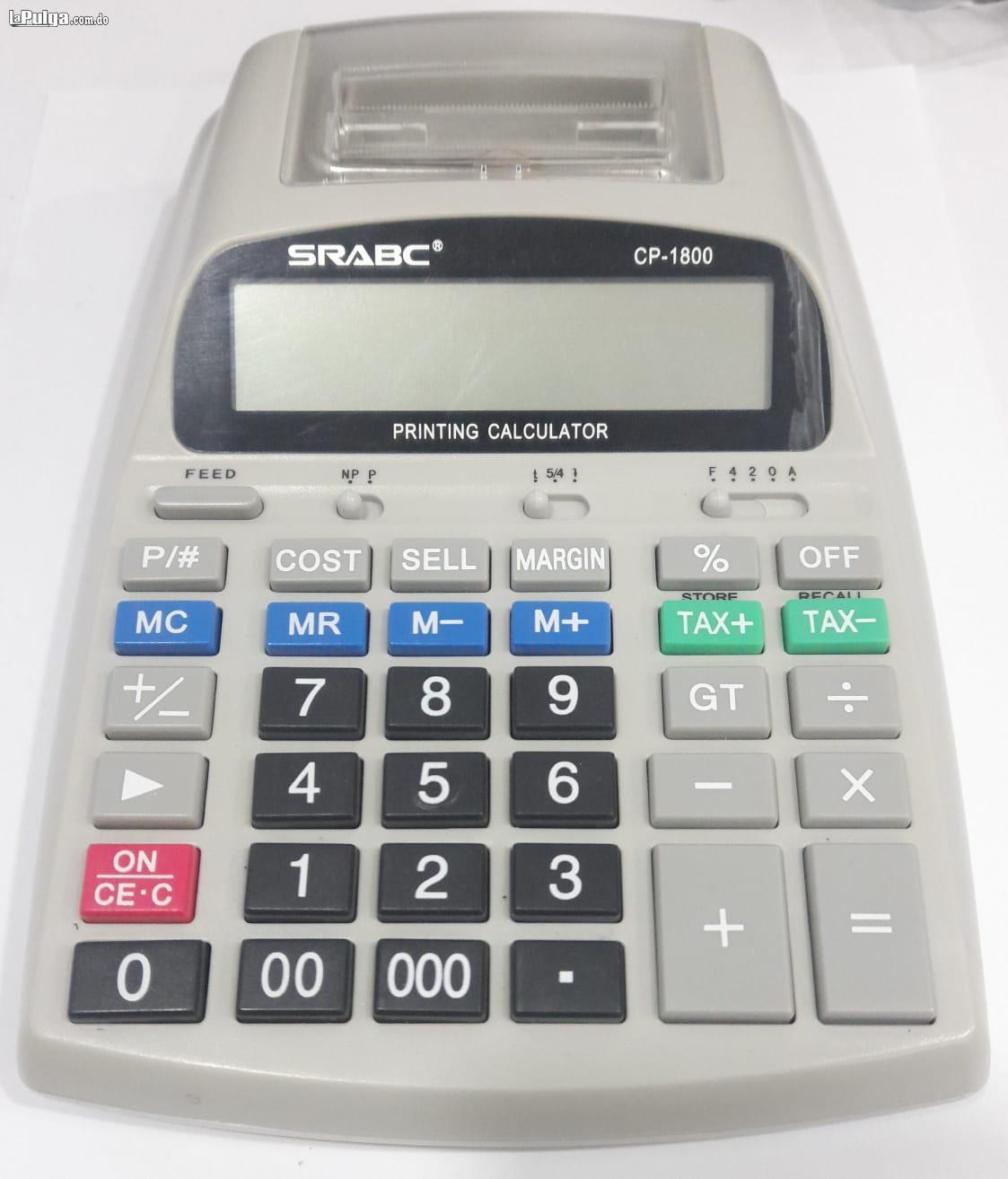 Calculadora impresora SRABC con papel profesional calculo digito Tax Foto 7097470-1.jpg