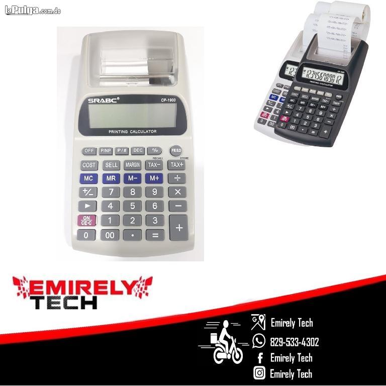 Calculadora impresora SRABC con papel profesional calculo digito Tax Foto 7097712-1.jpg