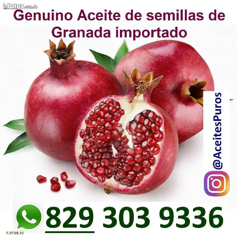 Aceite de Granada Pomegranate fuente natural de colageno antioxidante  Foto 7105476-3.jpg