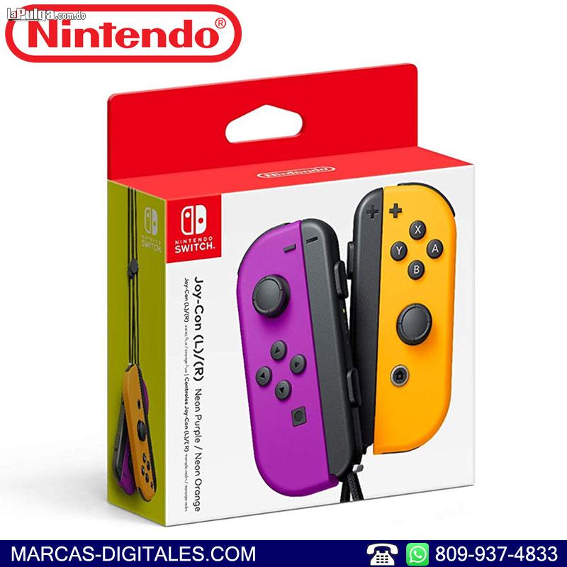 Nintendo Switch Set de Controles L/R Joy-Con Morado/Naranja Foto 7119618-1.jpg