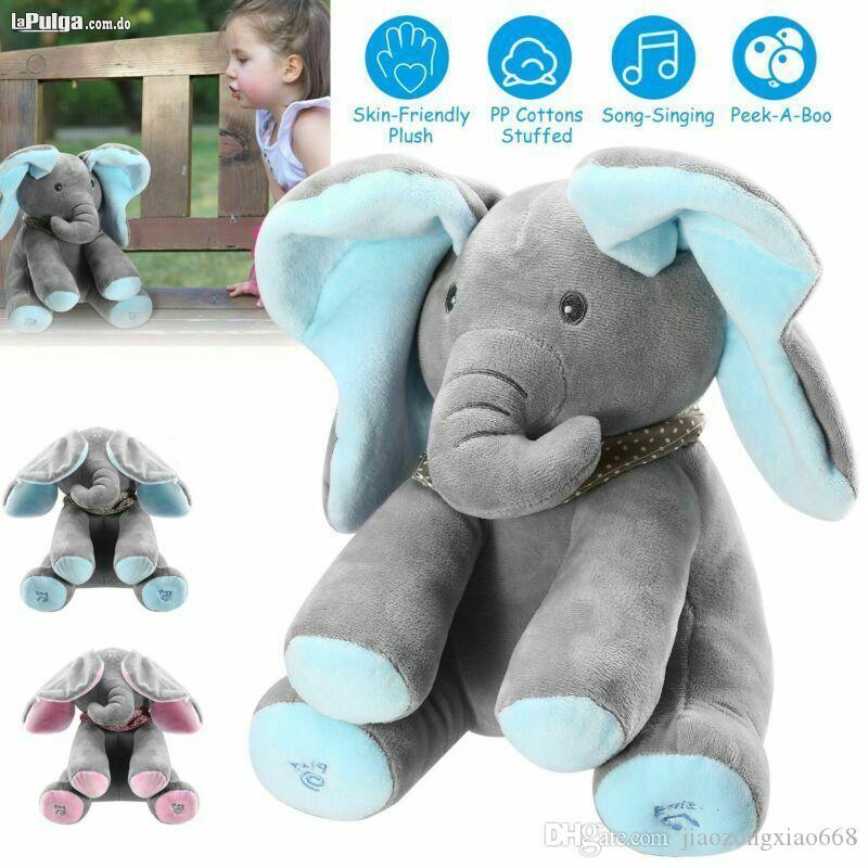 Elefante animado de peluche interactivo Canta y Mueve juguete regalo  Foto 7123746-6.jpg