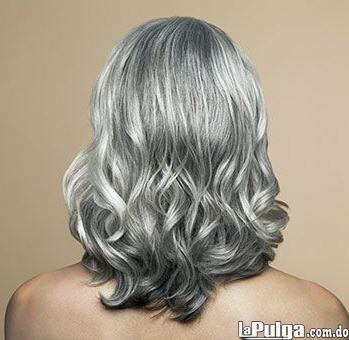 Fancy full para hombres resaltar canas cabello gris blanco metal Foto 7125094-4.jpg