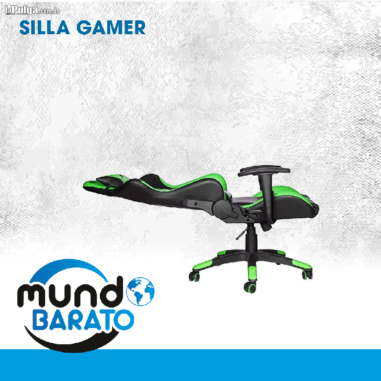 Silla gamer soporte lumbar Reclinable con ruedas. Gaming Videojuegos c Foto 7125378-1.jpg