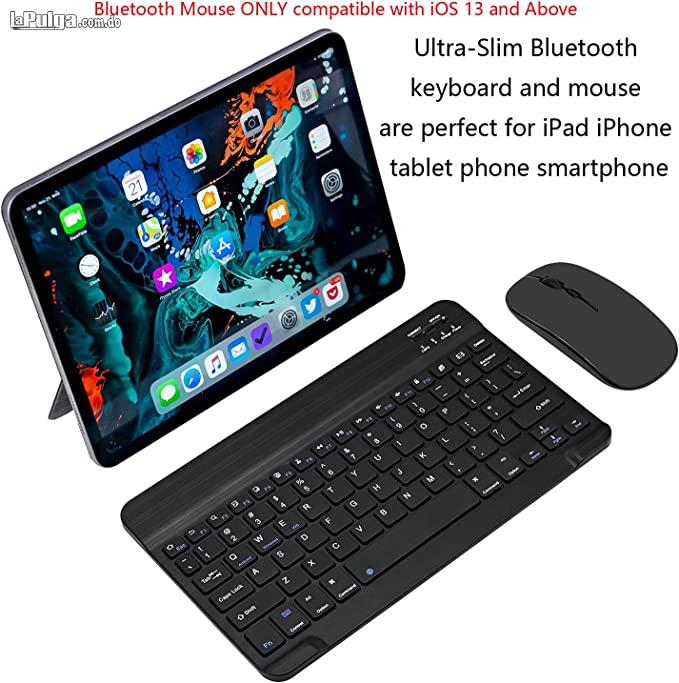 Combo de teclado y mouse Bluetooth ultradelgado recargable portátil i Foto 7127536-7.jpg