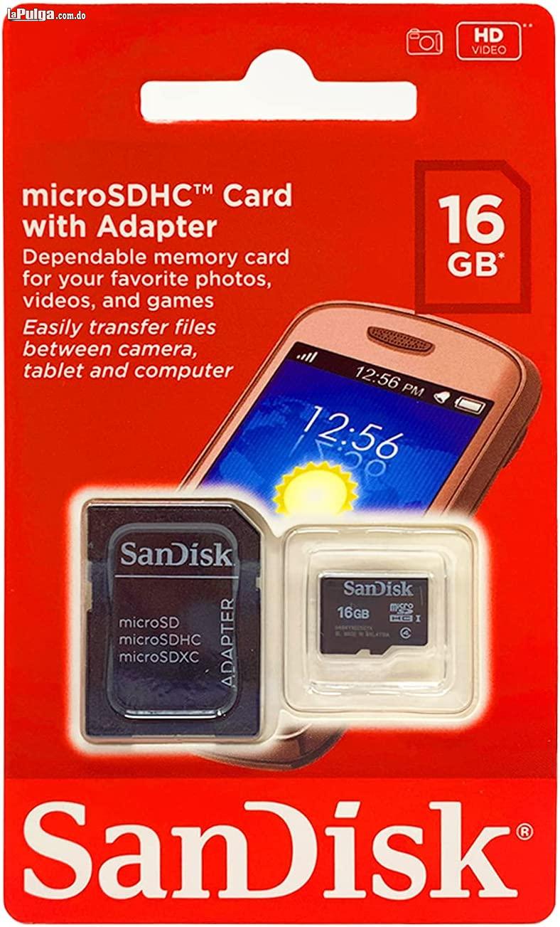 Memoria Micro SD de 16 GB con adaptador  Foto 7133071-1.jpg
