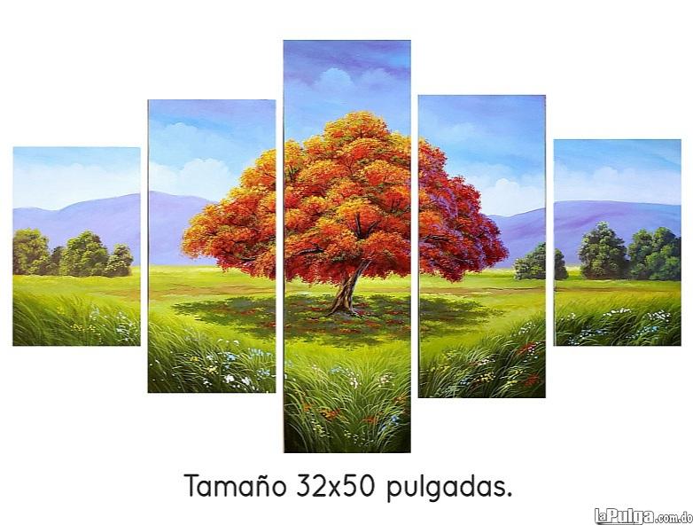 Pintura de paisaje con framboyan  Foto 7135127-1.jpg