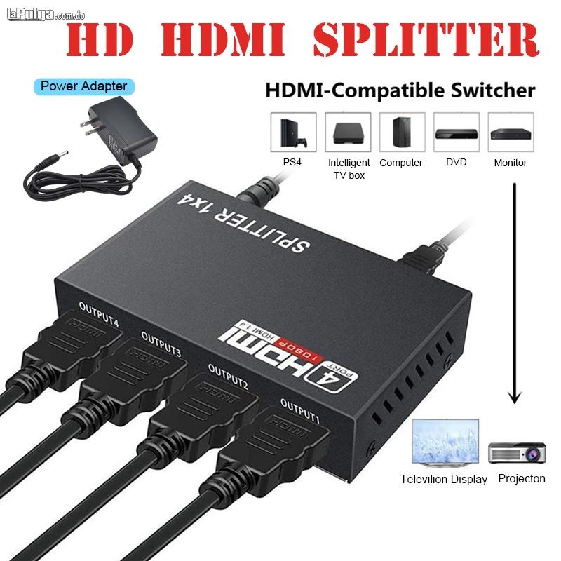 4K 1080P 3D Mini 4 puertos HDMI Splitter Switcher 1 entrada 4 salidas Foto 7136054-3.jpg
