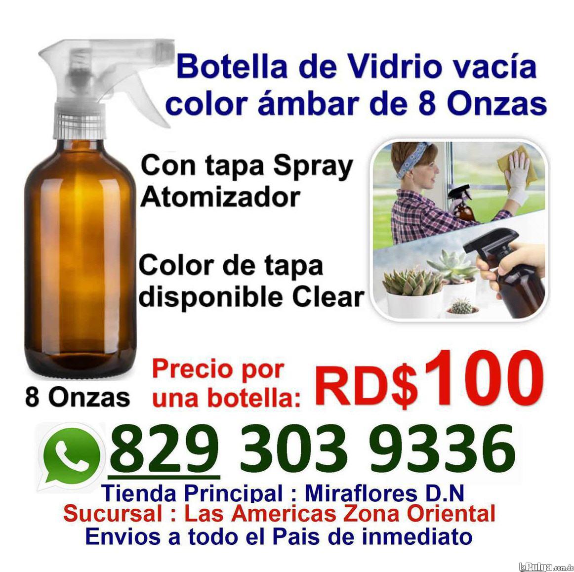 Botellas de cristal con atomizador para cosmeticos y usos de detergent Foto 7137188-2.jpg