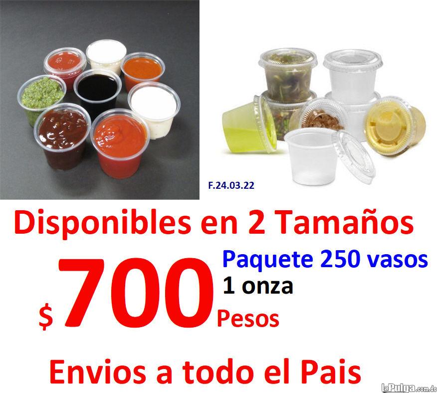 Envases para negocios salsas comida plasticos desechables de 1 onza Foto 7137195-1.jpg