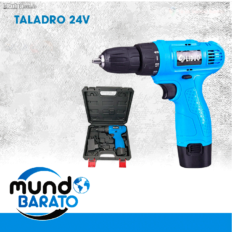 Taladro 12V Inalambrico Recargable 2 pilas 30 piezas Destornillador Foto 7137450-1.jpg