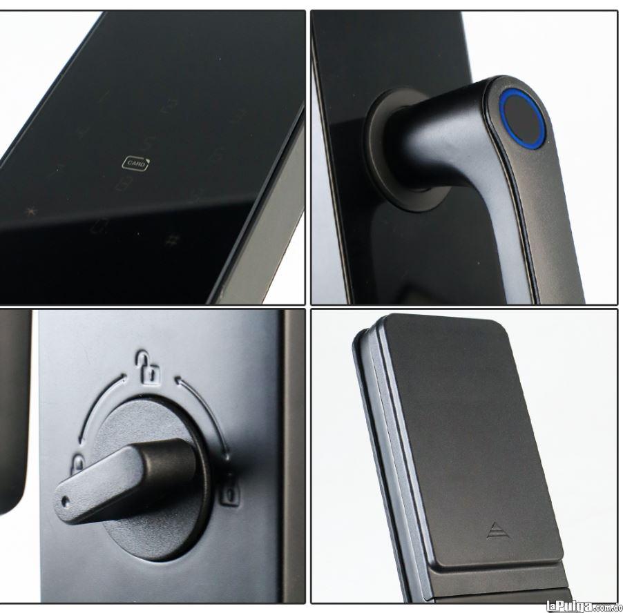 Cerradura smart para puerta con huella digital desbloqueo con app  Foto 7139721-1.jpg
