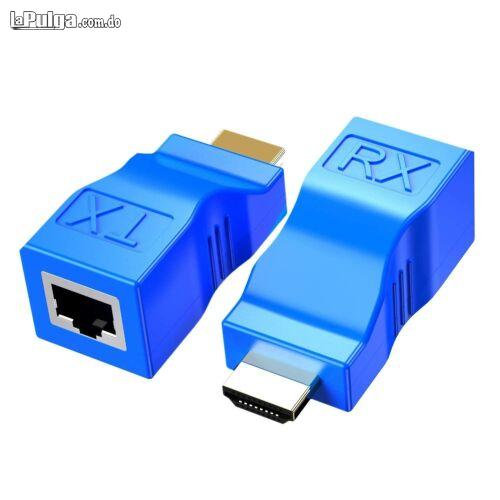 Extensor Hdmi a RJ45 30 MTS Color Azul LAN Ethernet Port 4k HDMI Netwo Foto 7141317-2.jpg