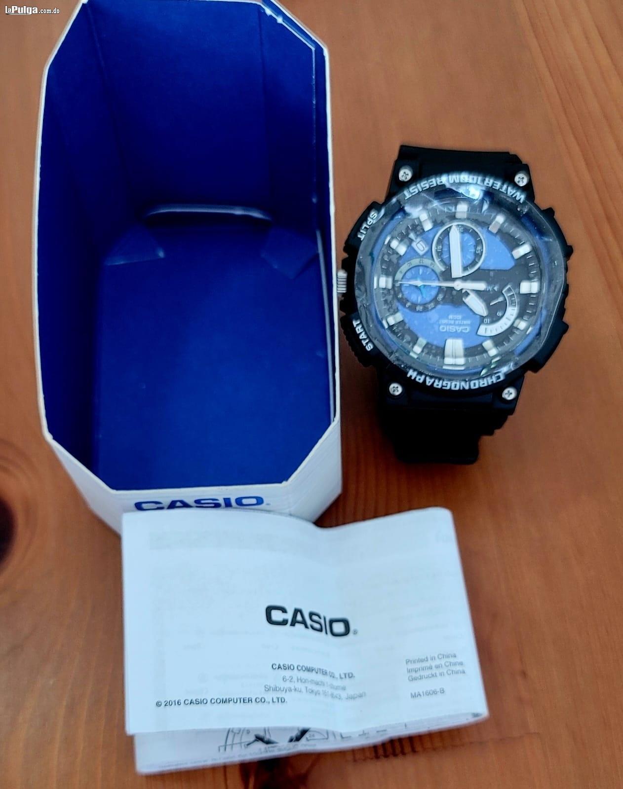Reloj Casio Nuevo y Autentico Análogo y cronografo. Resistente al agu Foto 7144759-4.jpg