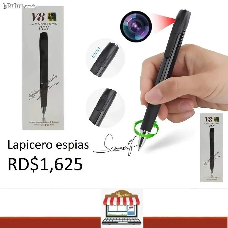 Lapicero espias con camara V8 Full HD Lapicero Grabador V8 Full HD Foto 7147635-2.jpg