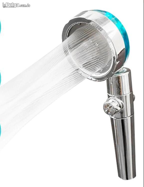 Cabezal de ducha de alta presión - 6 pulgadas - Cabezal de ducha de lujo en  níquel cepillado - Con limitador de flujo de agua extraíble - Instalación