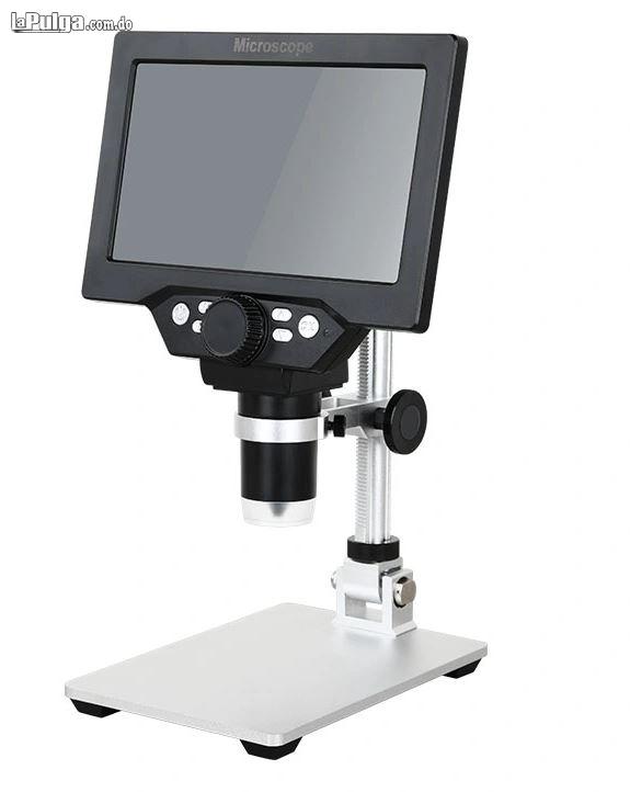 Microscopio USB digital con pantalla 7 pulgadas 1200X HD con soporte Foto 7155871-3.jpg