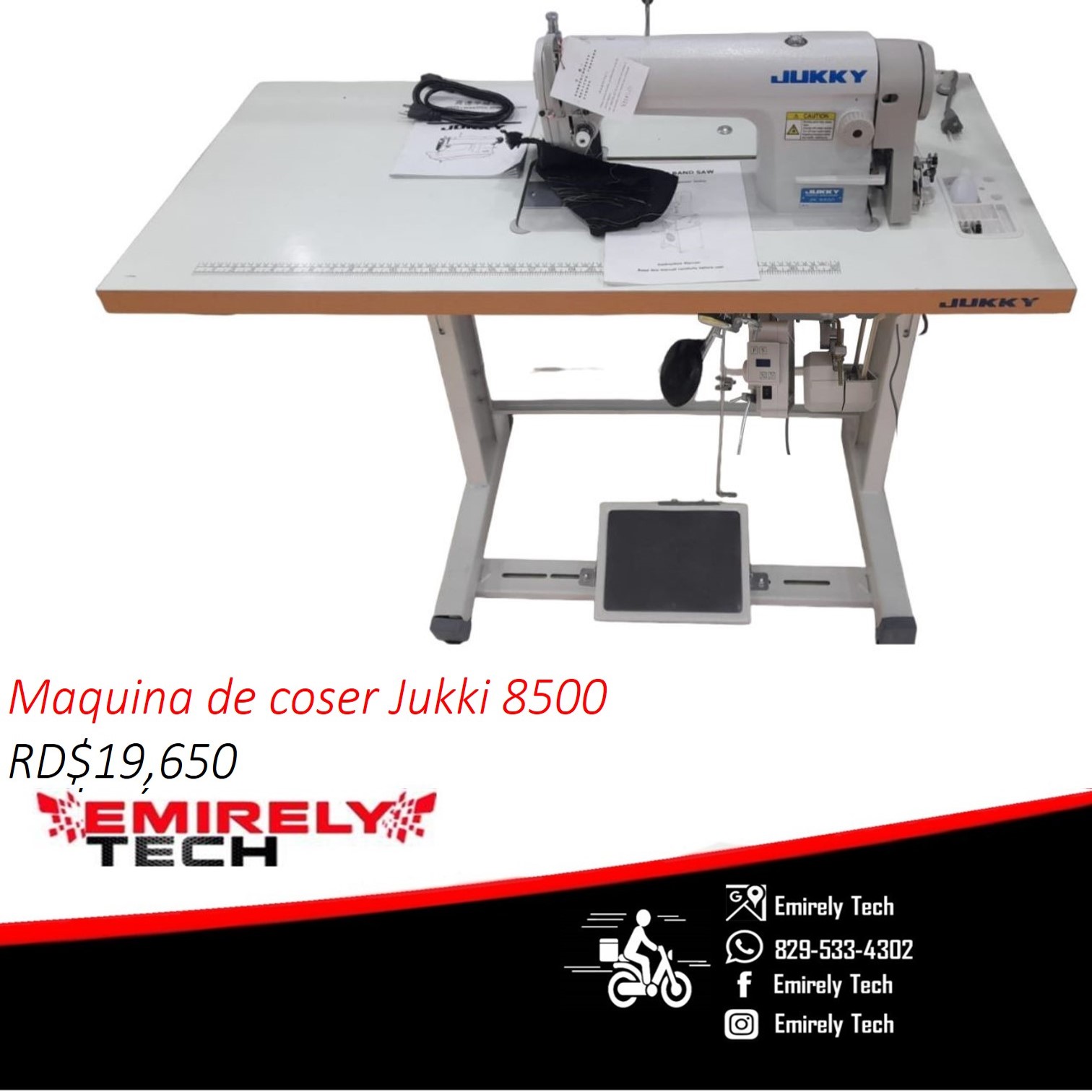 Maquina de coser Electrica multifuncional profesional JUKKY  Foto 7158313-n1.jpg