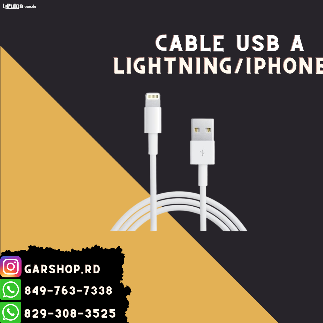 CABLE USB A LIGHTNING Foto 7158616-1.jpg