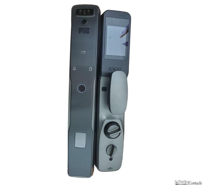 Cerradura inteligente wifi para puertas con camara y timbre G-070