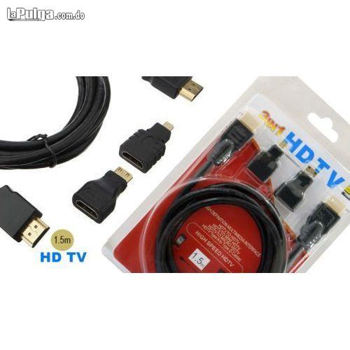 CABLE HDMI CON ADAPTADORES. HDTV micro HDMI Foto 7162094-3.jpg