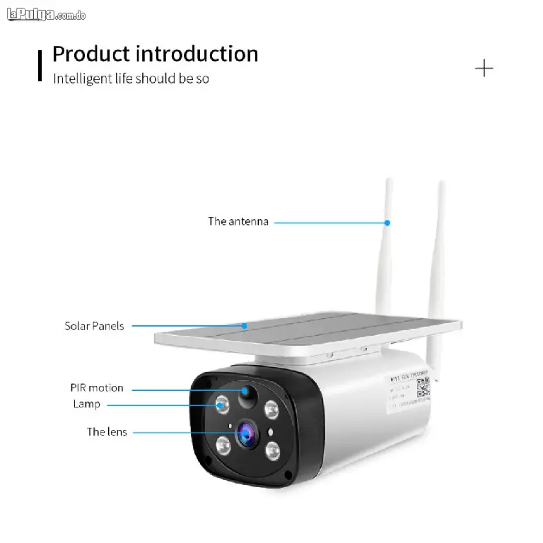 Cámara de seguridad alimentada por batería con panel solar Foto 7162112-1.jpg