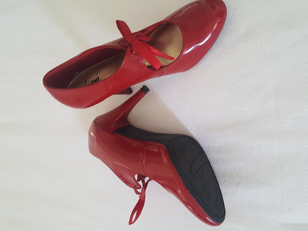 Venta zapatos rojo de mujer talla 10. en La Romana Foto 7163780-2.jpg
