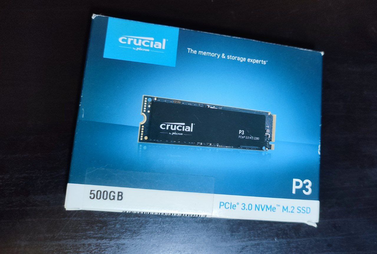SSD Crucial P3 500Gb M.2 NVMe 2280 Foto 7168434-2.jpg