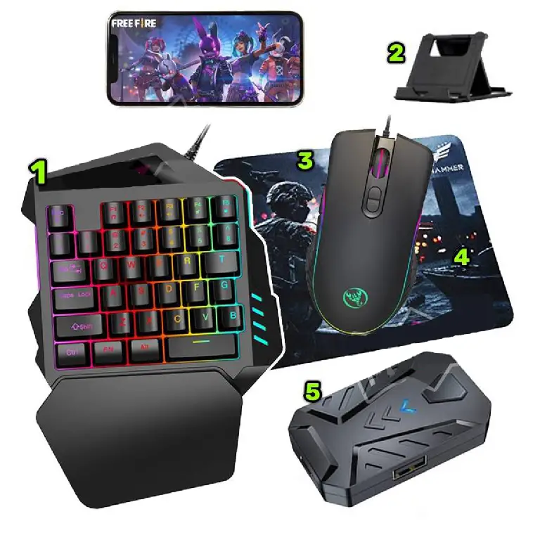  5 EN 1 COMBO TECLADO GAMING BLUETOOTH PARA MOVIL ANDROID iS Foto 7172876-5.jpg