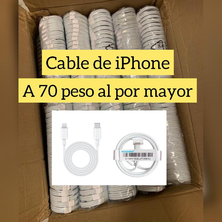 Cables de iPhone a 70 pesitos  Foto 7173046-1.jpg