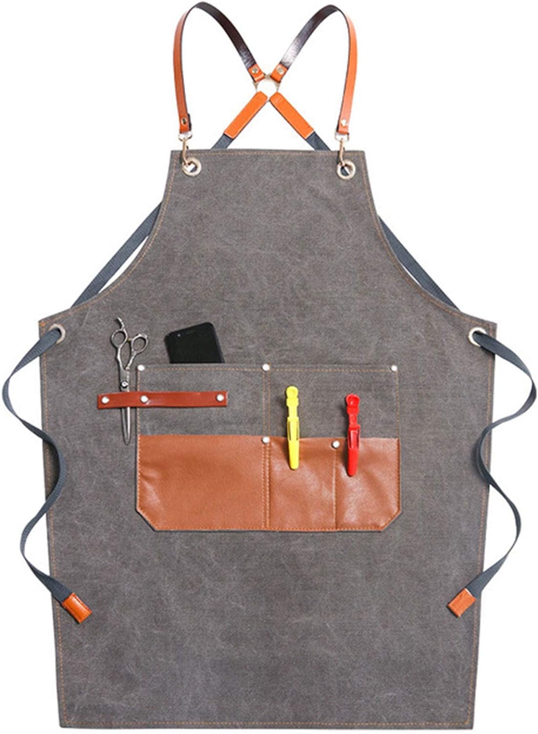 Delantal de herramientas para hombres con bolsillos chef. Foto 7175190-5.jpg