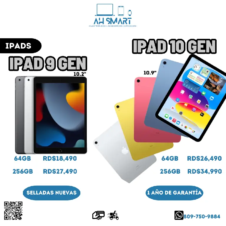Apple iPad 9th Gen 10th Gen 64GB 256GB Wifi Selladas Nuevas Foto 7179539-1.jpg