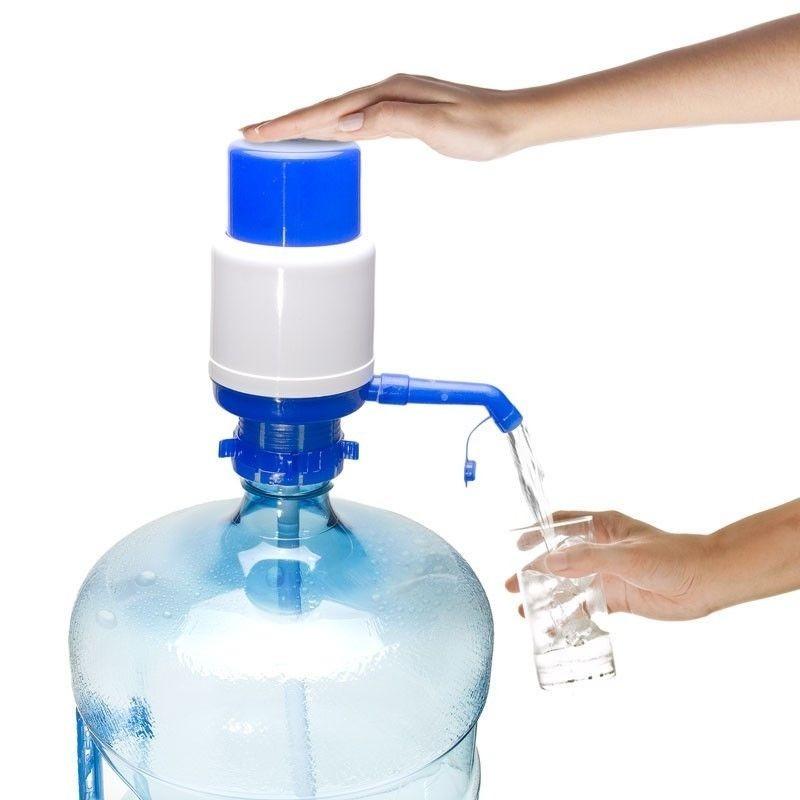 Dispensador Agua Bidon 20l Sifon Agua Bombin Manual Color Azul