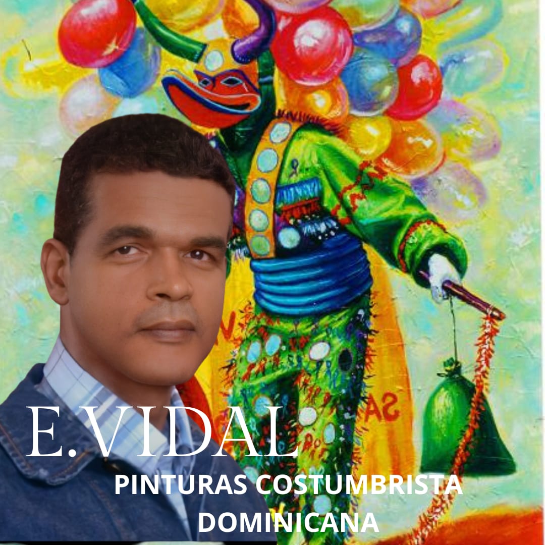 pintor dominicano cuadro costumbrista obra de arte e.vidal Foto 7191870-4.jpg