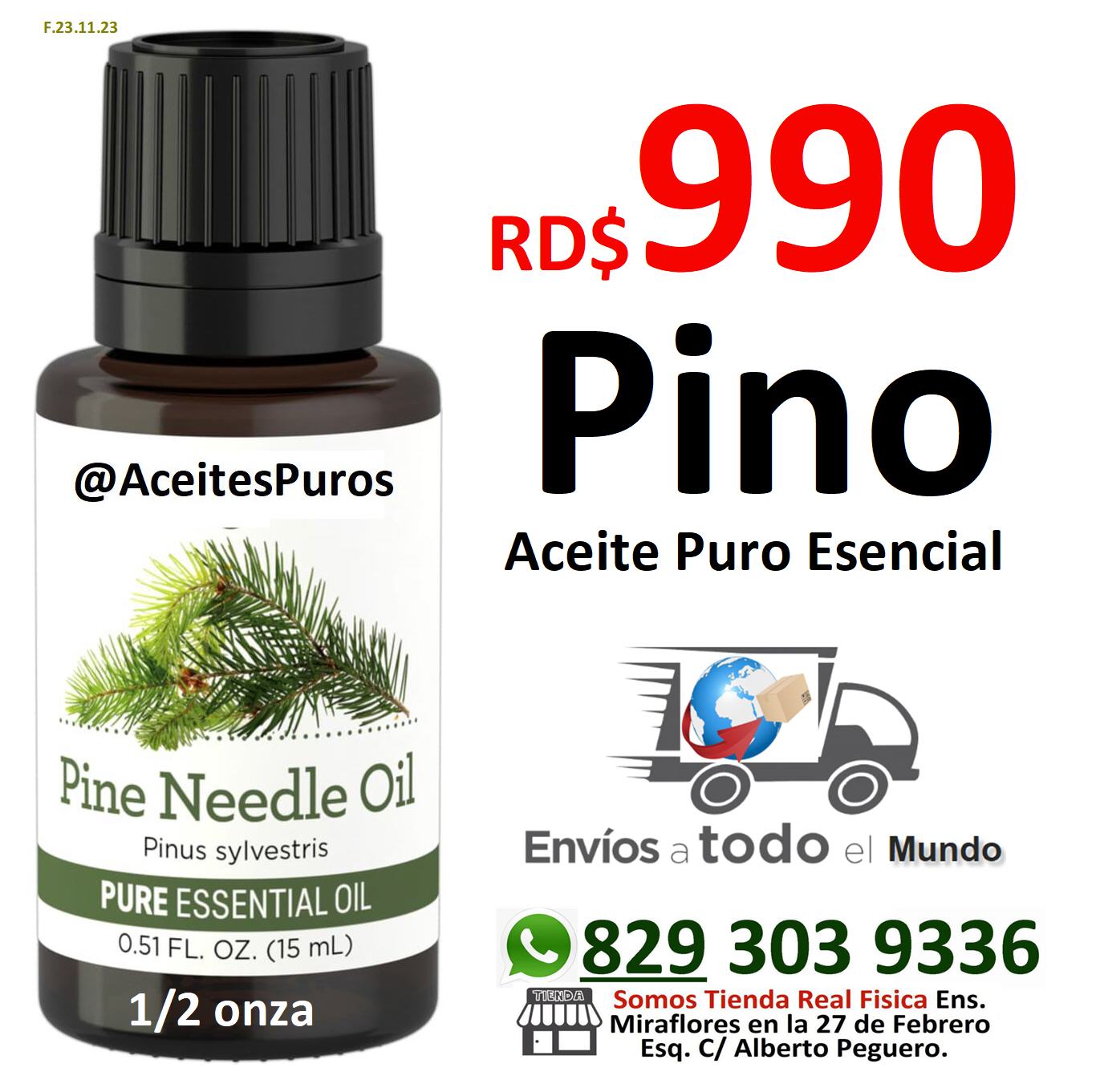 aceite esencial puro original natural organico de pino pine Foto 7196220-1.jpg