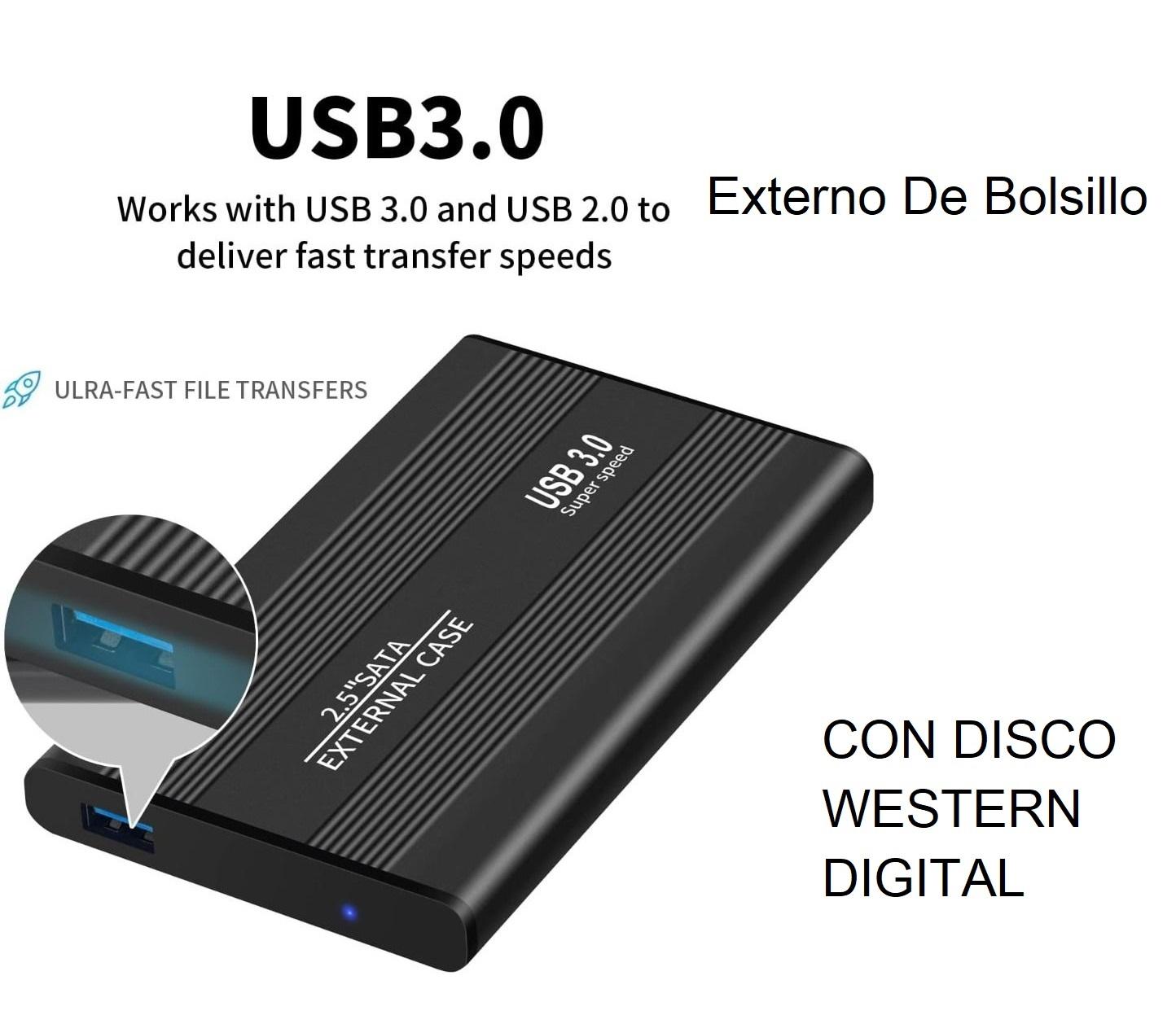 DISCO DURO EXTERNO USB 3.0 DE BOLSILLO NUEVO DESDE 1500 Foto 7196966-1.jpg