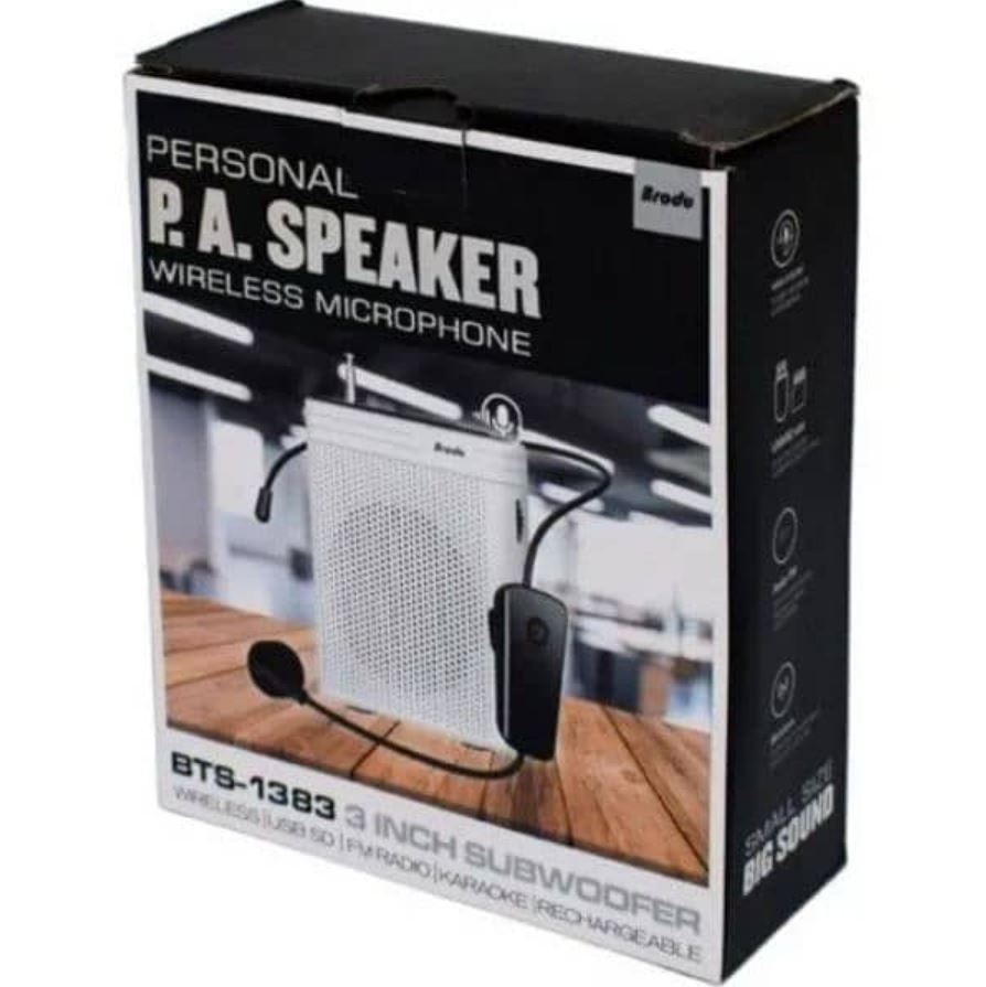 Bocina  Microfono BTS-1383 parlante para charlas maestros Foto 7197110-1.jpg