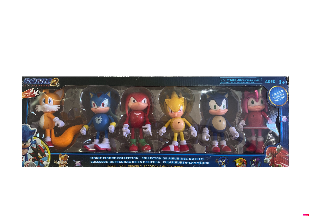 Juguete Sonic Colección 4 Personajes