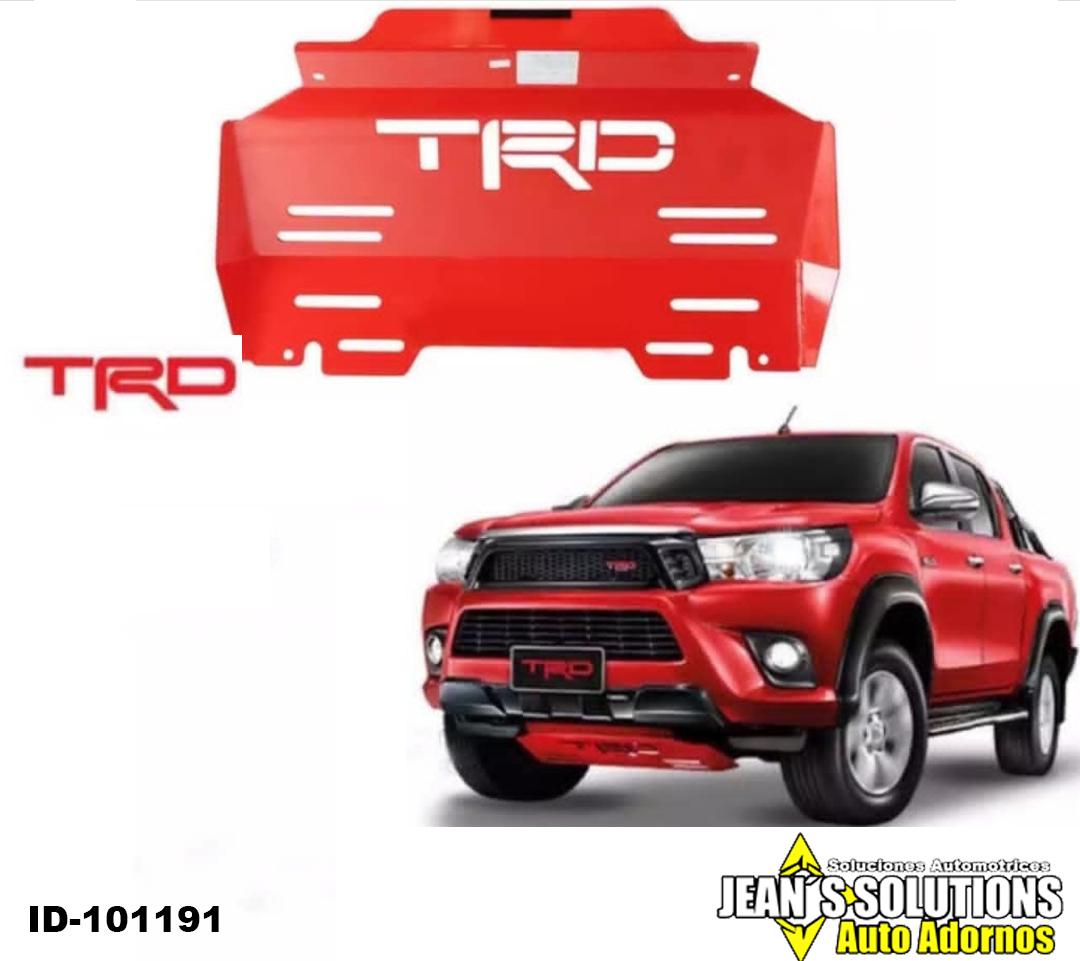 SKID PLATE TOYOTA HILUX 16-20 TRD ROJO Foto 7204986-1.jpg