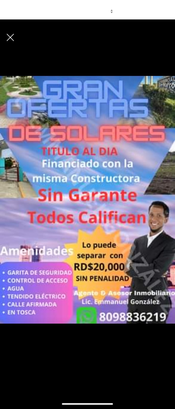 Proyecto Exclusivo de Solares con Titulo y Deslindados con Excelentes  Foto 7205125-1.jpg