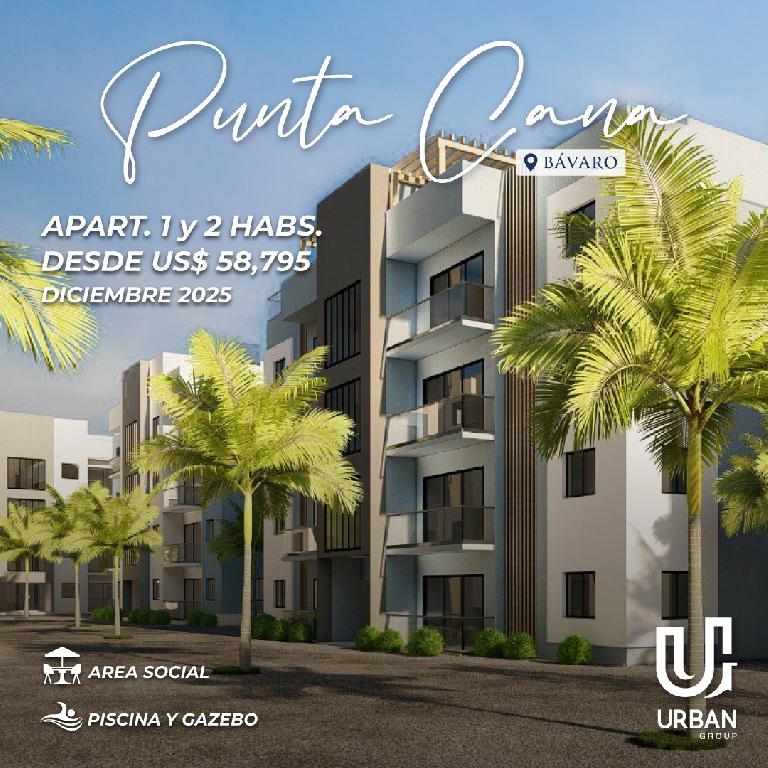 Apartamentos de 1 y 2 Habitaciones desde US58795 En Punta Cana Foto 7206381-2.jpg