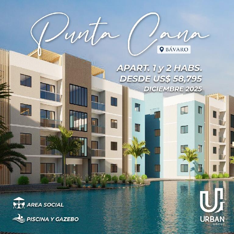 Apartamentos de 1 y 2 Habitaciones desde US58795 En Punta Cana Foto 7206381-4.jpg