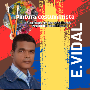 Pintor Dominicano cuadro Costumbrista Obra De Arte E.vidal Foto 7209471-1.jpg