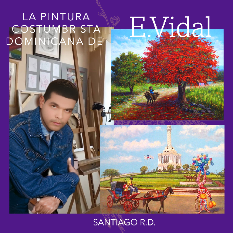 Pintor Dominicano cuadro Costumbrista Obra De Arte E.vidal Foto 7213210-u1.jpg