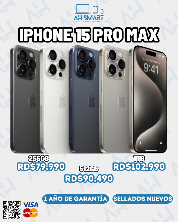 iPhone 15 Pro / 15 Pro Max Sellados Nuevos Factory 1 Año de Garantia Foto 7214769-1.jpg