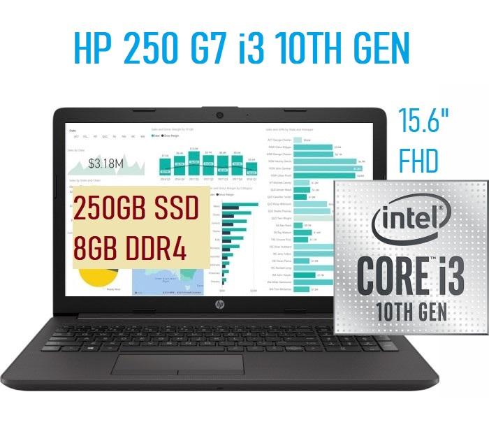 LAPTOP HP 15.6 PG. i3 10TH GEN IRIS 8GB DDR4 256GB SSD FHD 16000 Foto 7224817-1.jpg