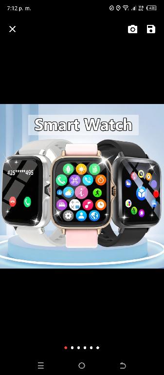 Smartwatch compatible con todos los celulares  Foto 7224921-1.jpg