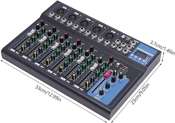 Mezcladora de sonido audio de 7 canales - U2 Foto 7225260-4.jpg